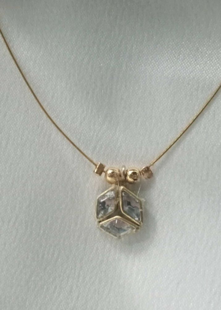 Cube Pendant Necklace