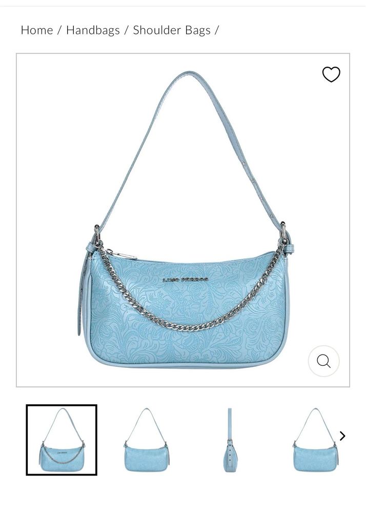 Chic Blue Shoulder Bag
