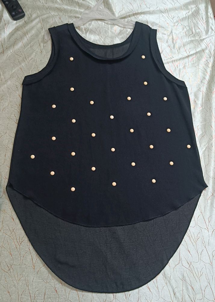 Black sheer Top