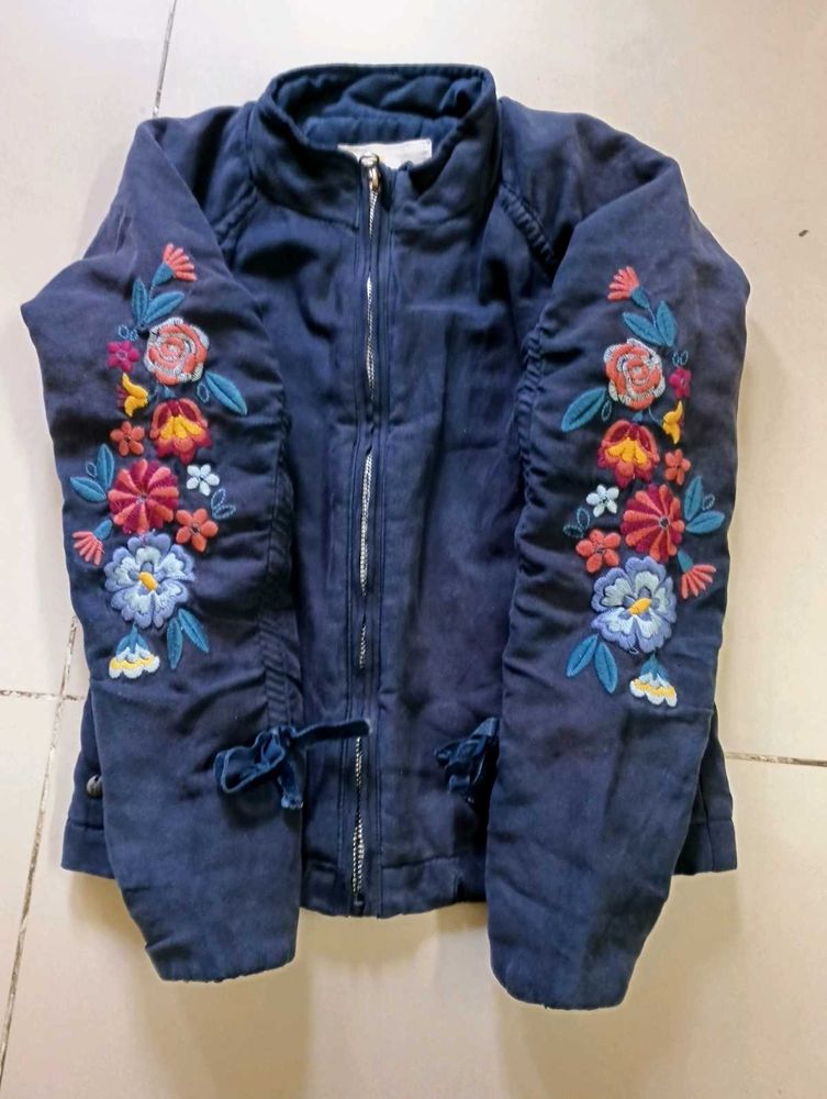 Floral Embroidered Jacket