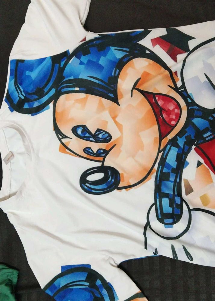 Mickey Mouse Graphic Print Tee