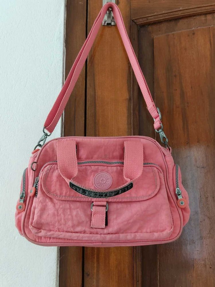 Kipling Shoulder Bag - Pink