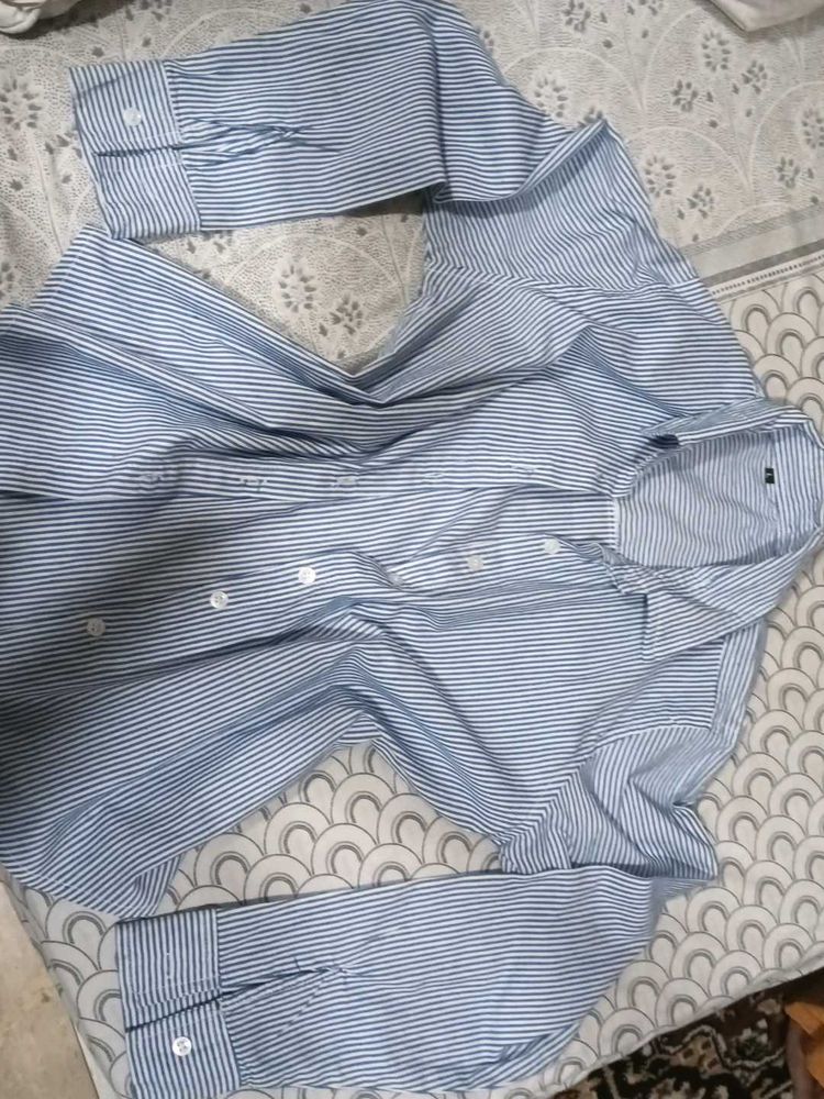 Striped Blue Shirt