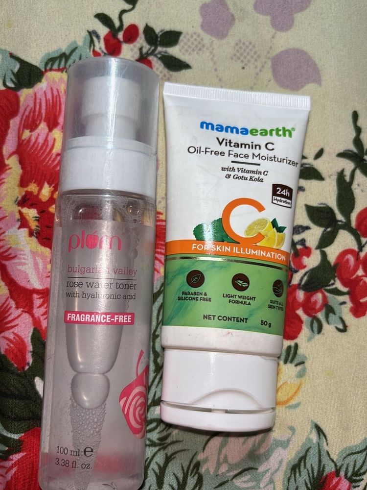 Sealed Plum &amp; Mamaearth Skincare Set