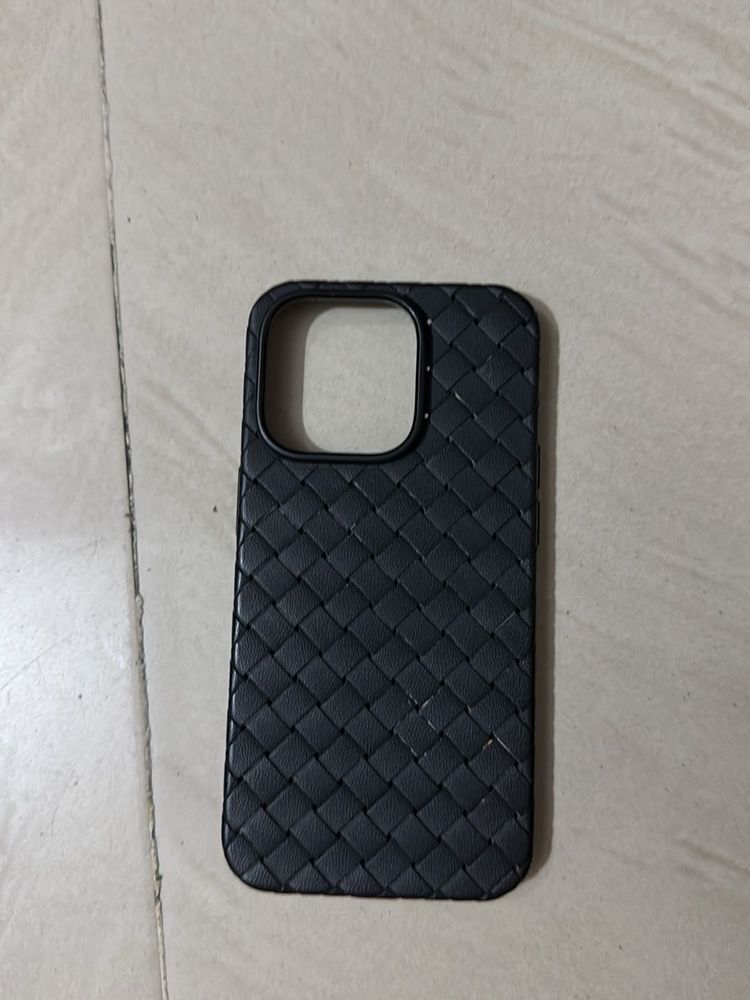 Woven Black Phone Case
