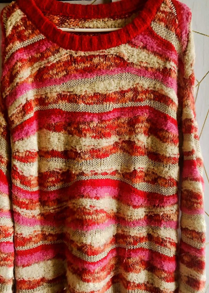 Striped Knit Sweater