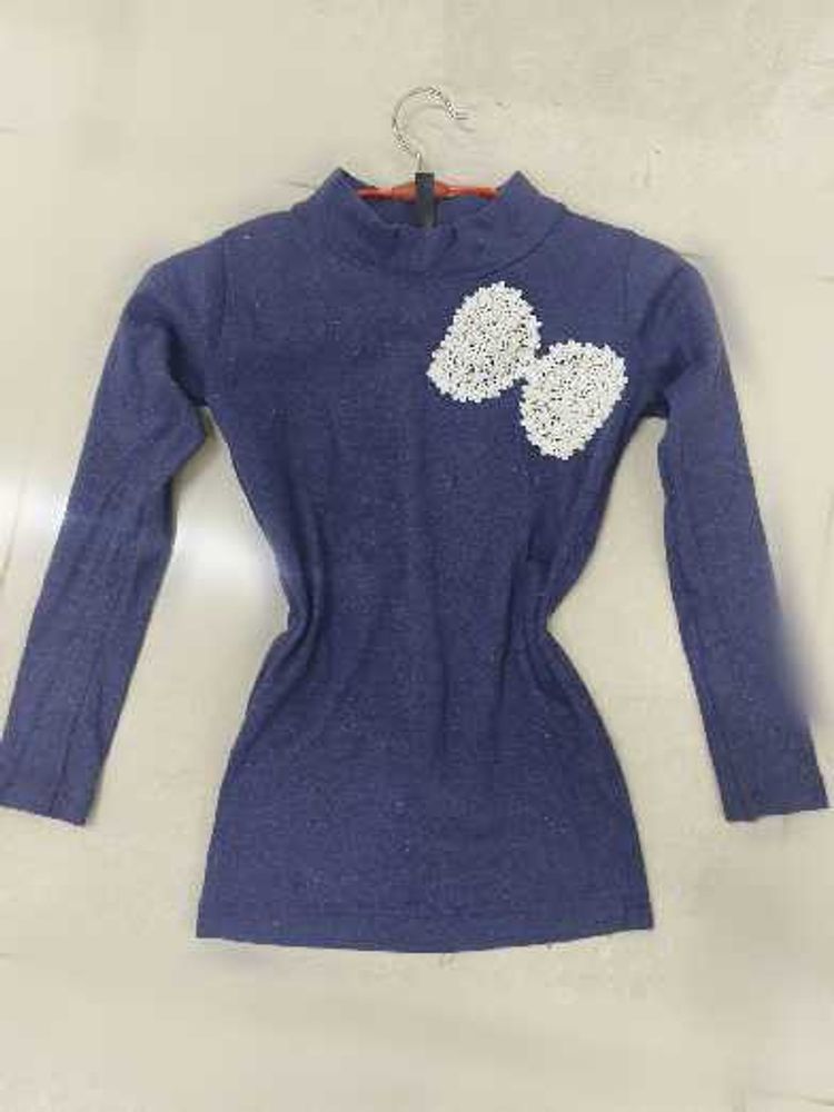 Cute Girls Navy Blue Top