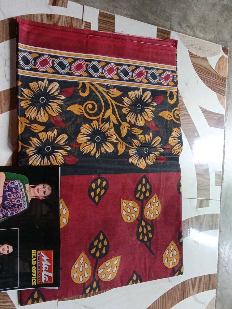 Elegant Floral Saree