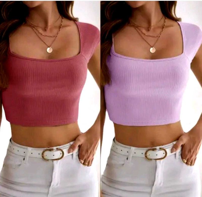 Crop Top Pack Of 2