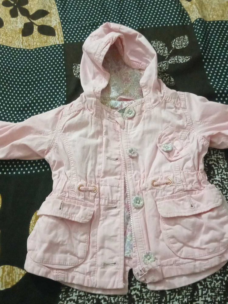 Cute Pink Baby Jacket