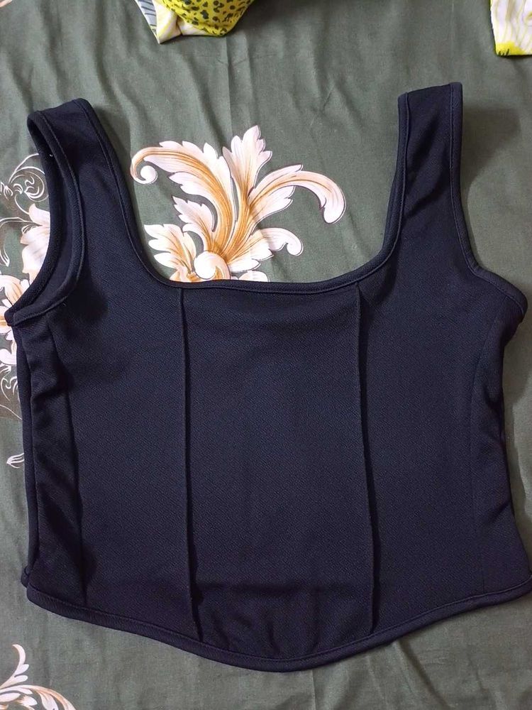 Corset Black Top