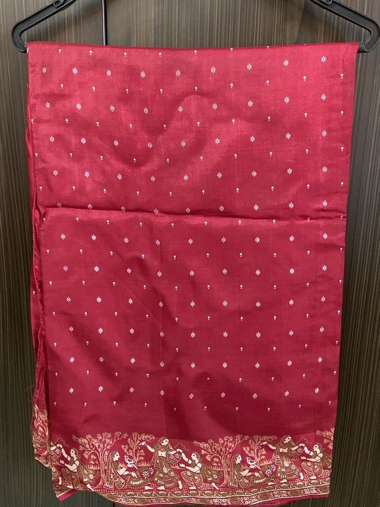 Elegant silk blend saree