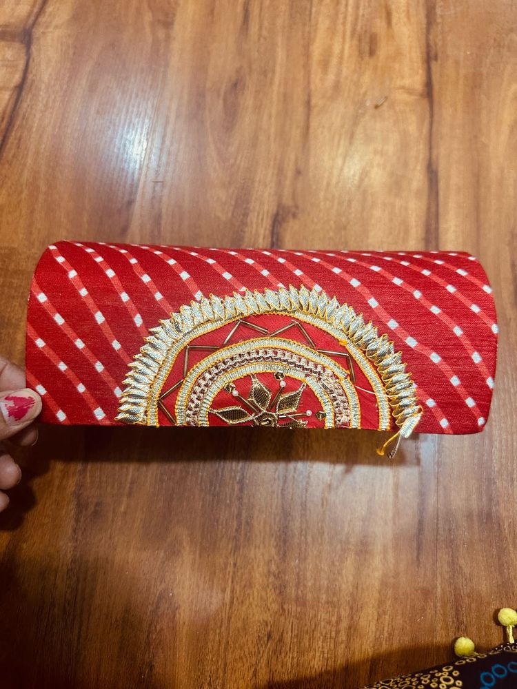 Red &amp; Gold bangle box