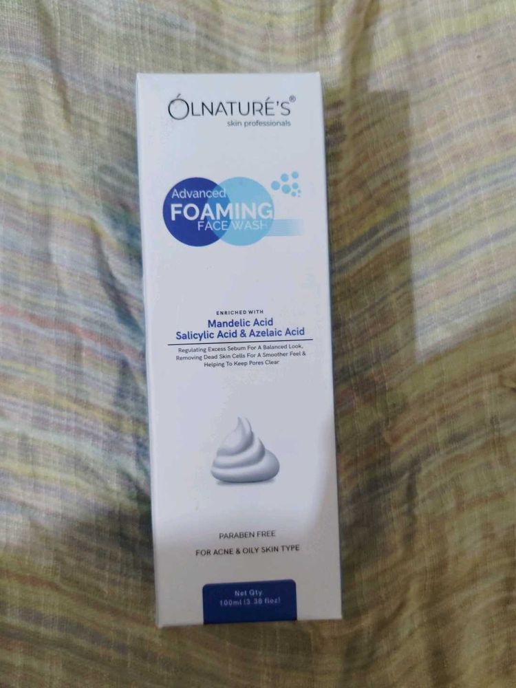 Nature&#39;s Foaming Face Wash 🫧💧 remove 🦠