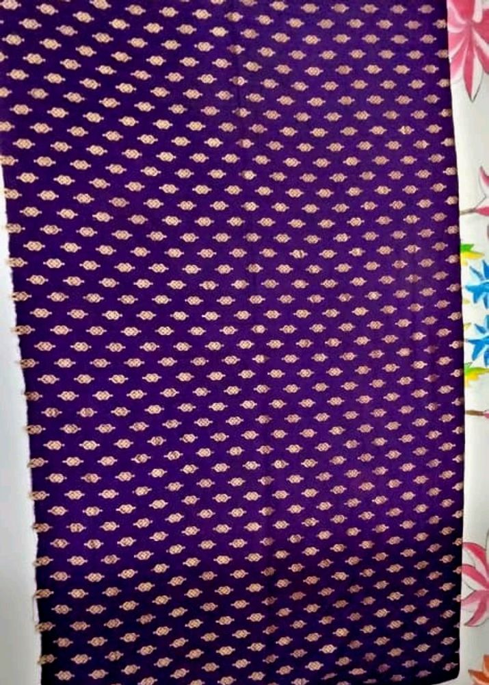 Purple Cotton Blouse Piece