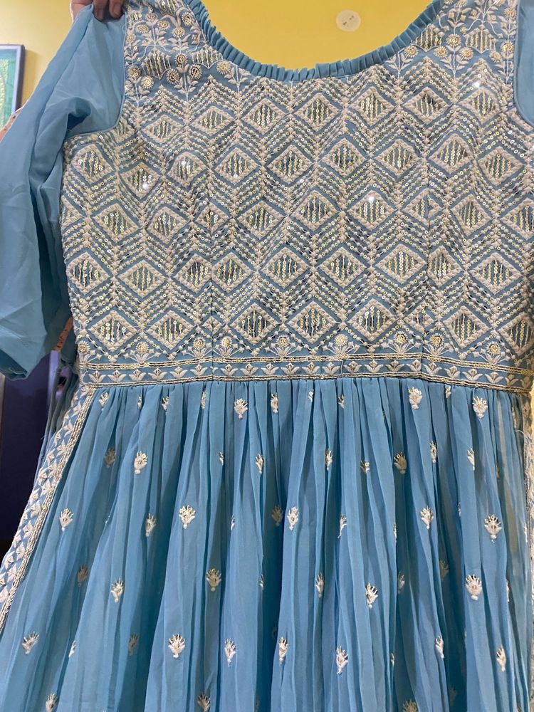 Elegant Blue Kurta Set