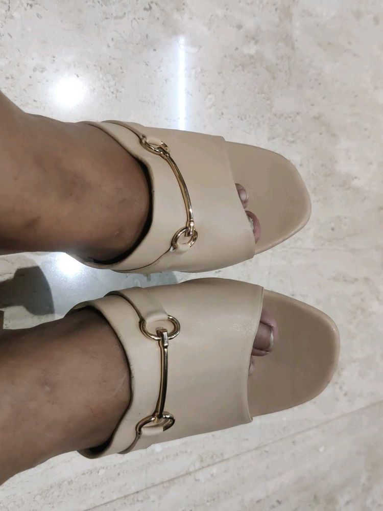 Elegant Beige Heels