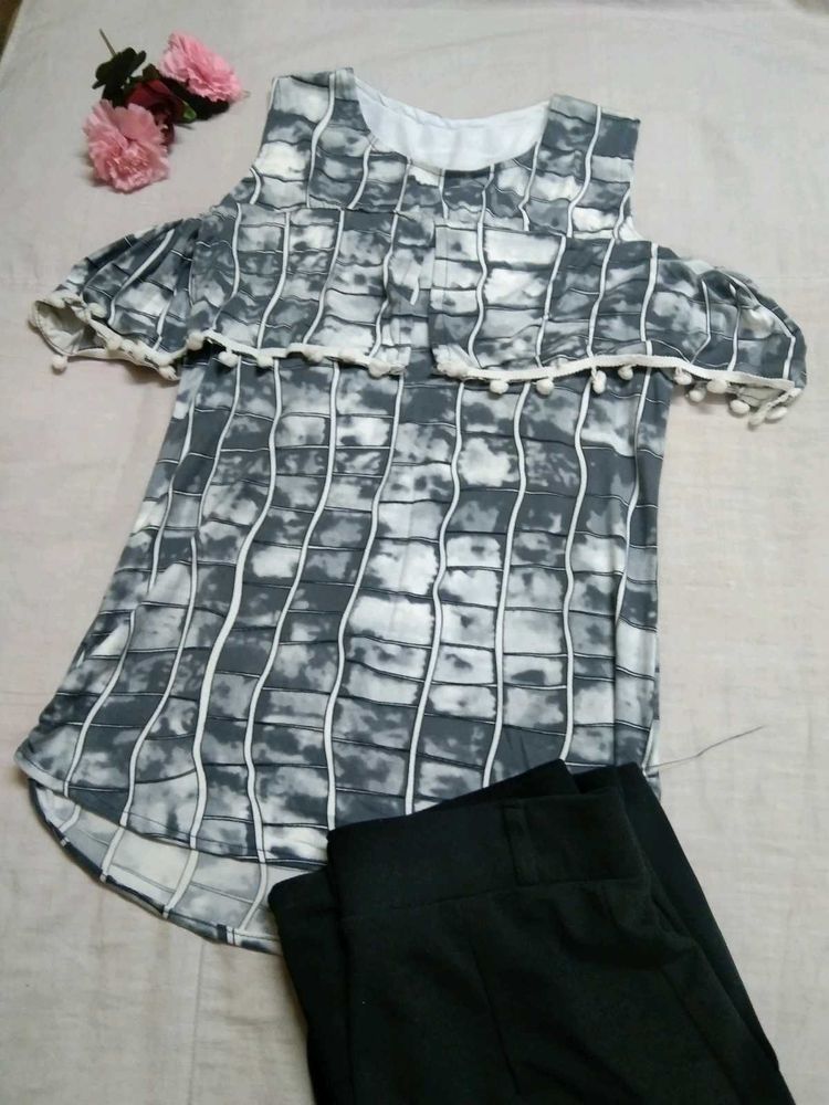 Shoulder Cut Top