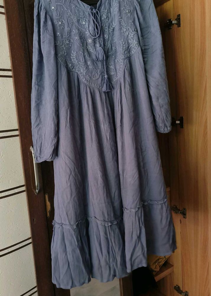 Boho Embroidered Dress