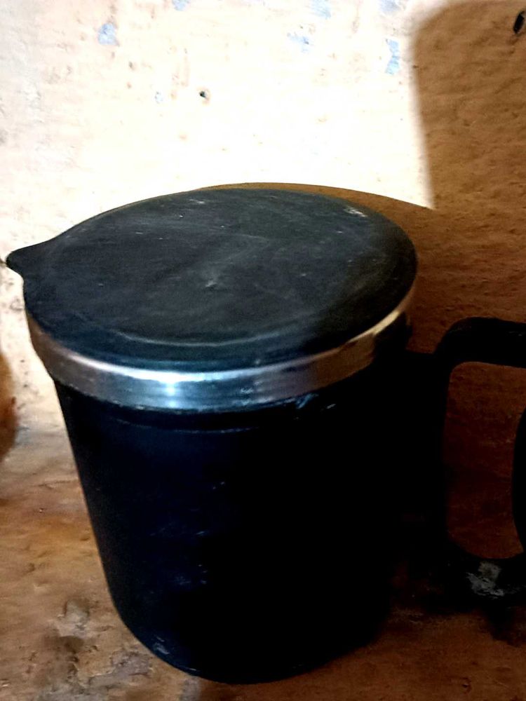 Vintage Black Travel Mug