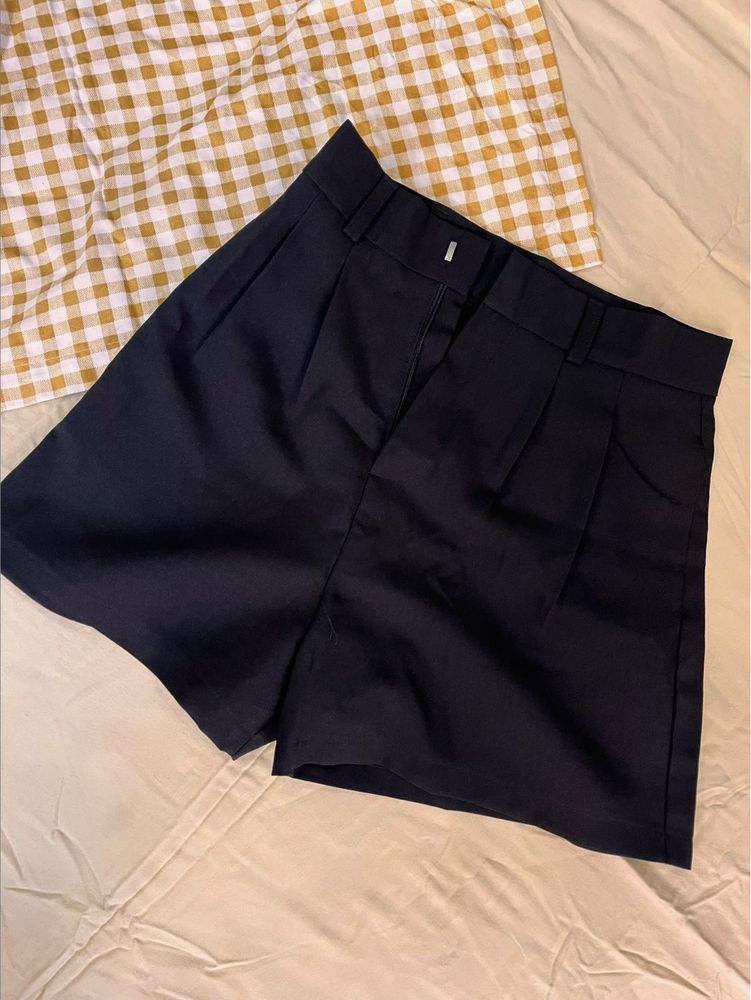 Navy Blue Casual Shorts