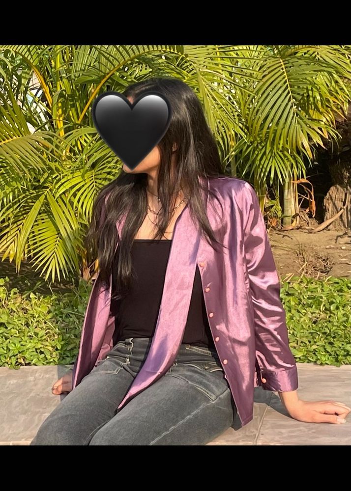 ELEGANT SATIN SHIRT FOR WOMEN
