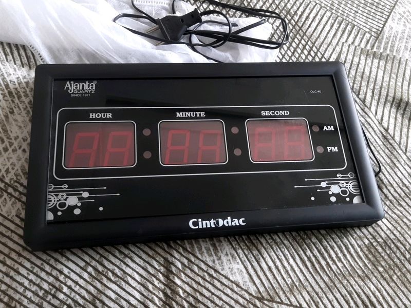 Brand new Ajanta digital wall clock