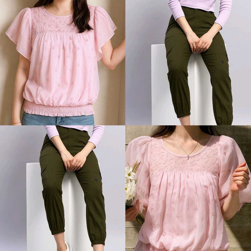 (size~L)Top +cargo pant 🌻