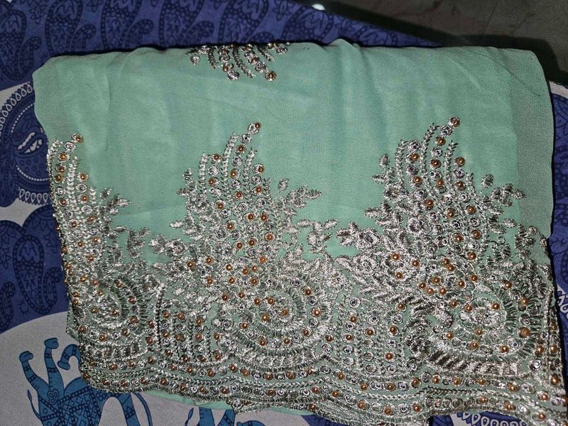 Embroidered Saree