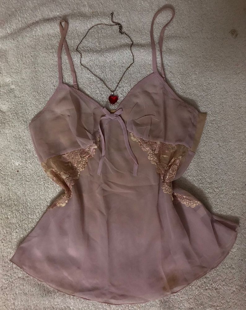 y2k coquette lace top 𐙚