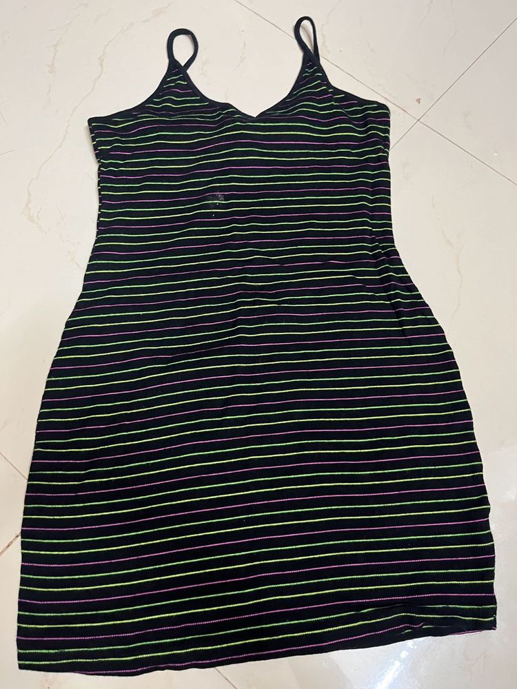 Striped Midi dress