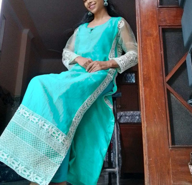 Elegant Blue Kurta