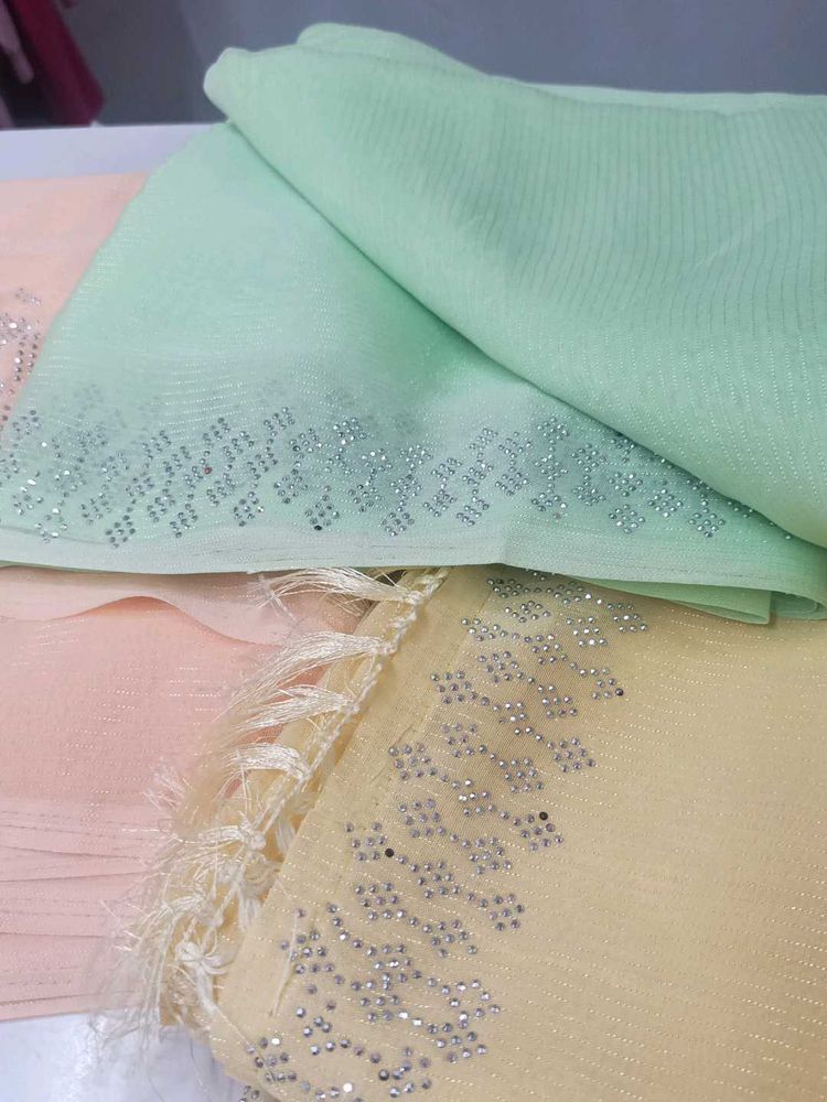 Elegant Scarves, offer price, 3 set sarees only  R