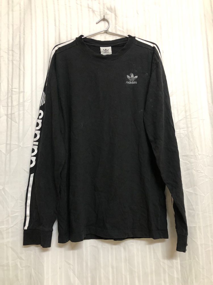 Adidas Black Long Sleeve T Shirt
