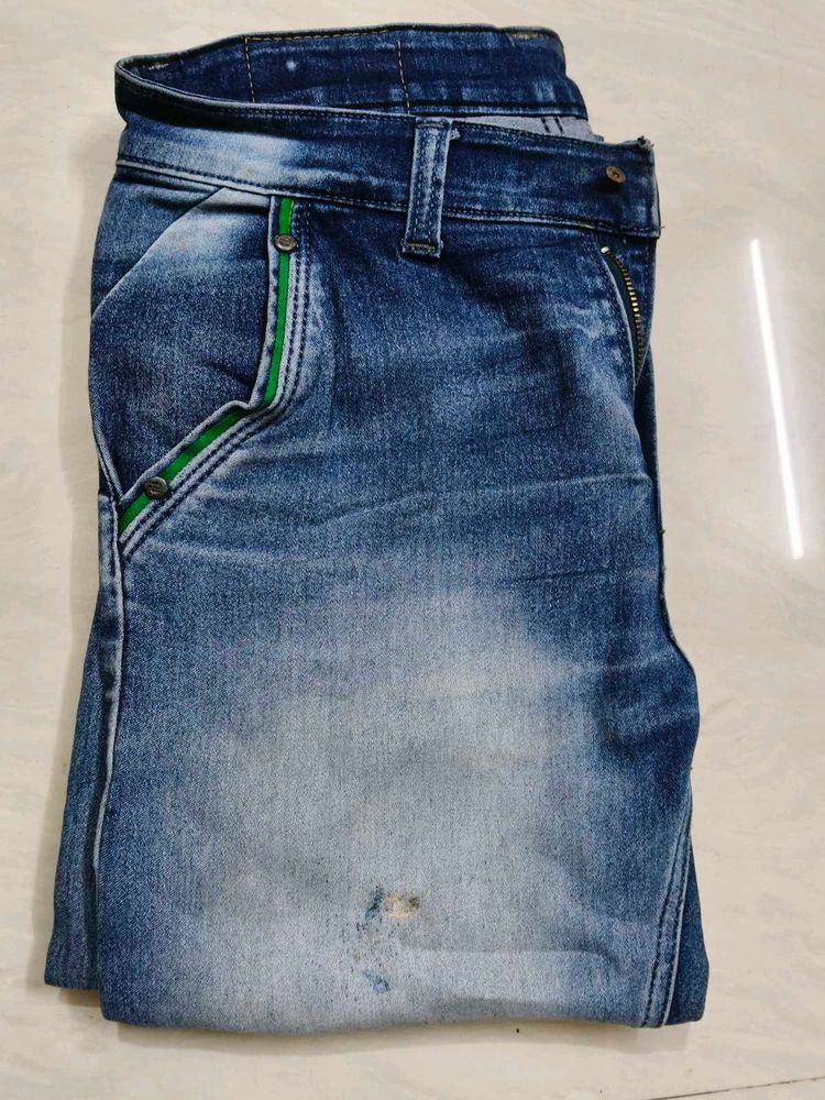 Stylish Blue Denim Jeans