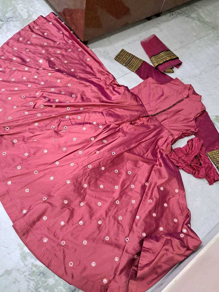 Front Open anarkali Jacket With Inner