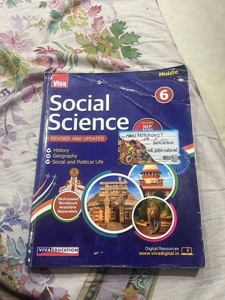 Viva social science book class 6NEP 2020 NCF 2023