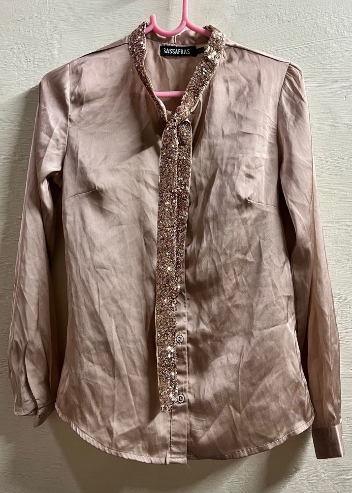 Elegant Sequined Top | Size : S-M