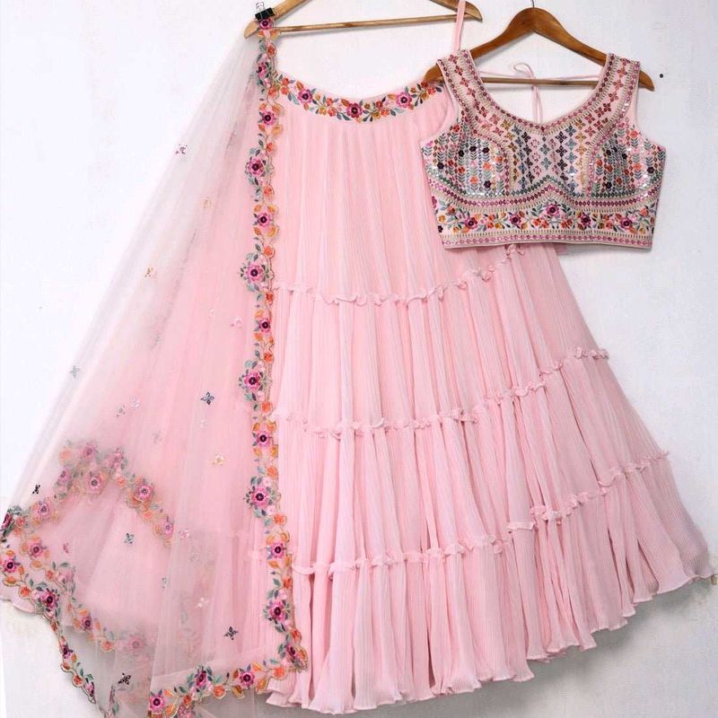Pink lehenga Choli 💖😍