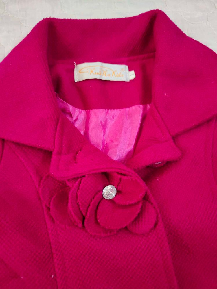 Cute Pink Kids Coat