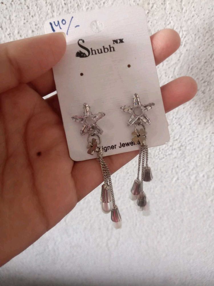 Star Drop Earrings