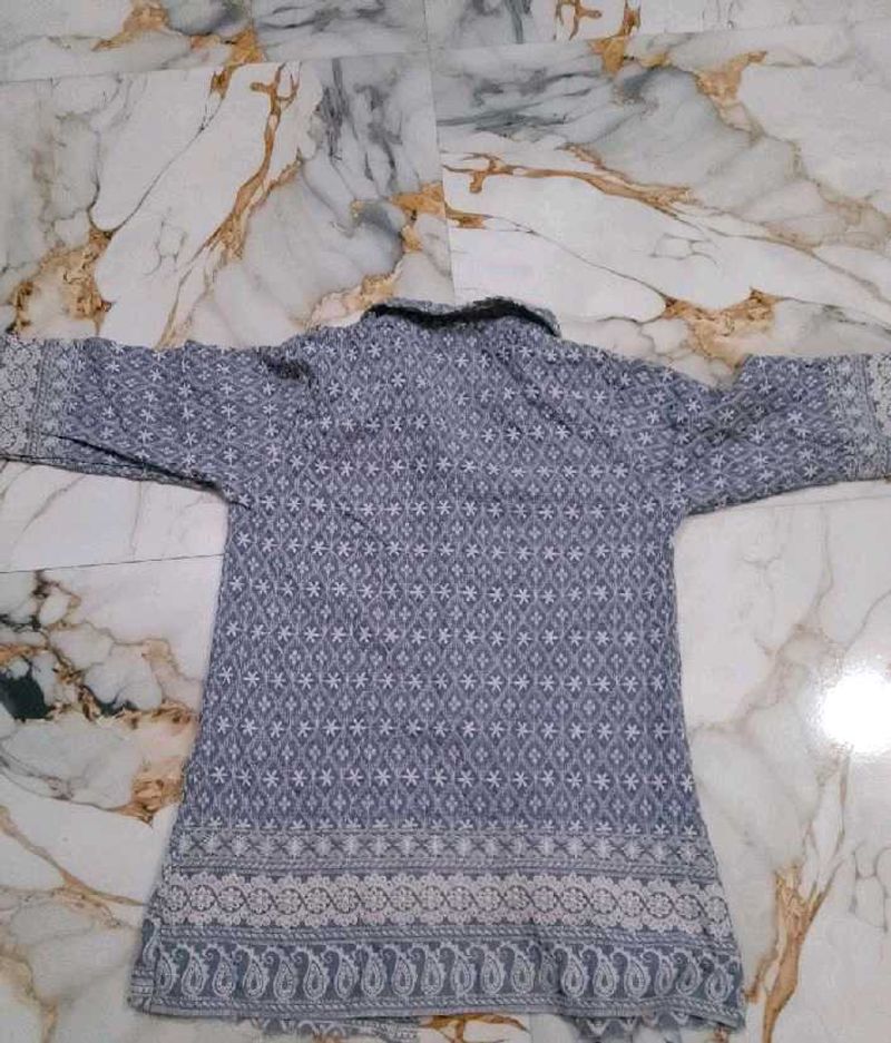 Girl Embroidered Kurti and trouser combo