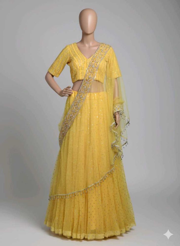 Yellow Lehenga Choli Set