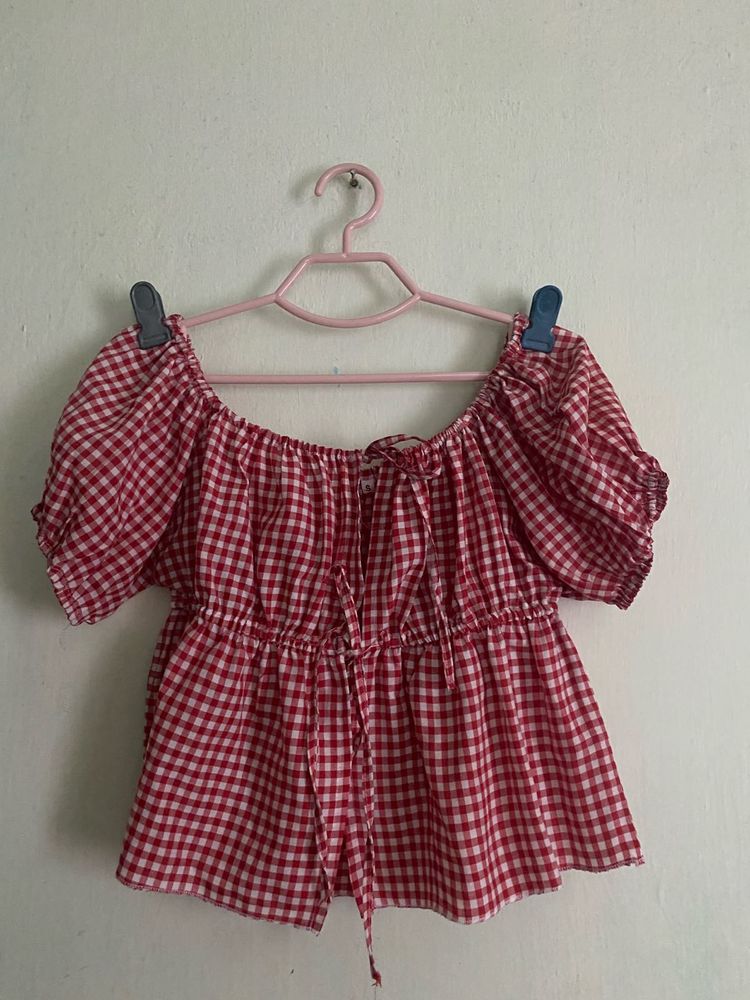 Gingham Top