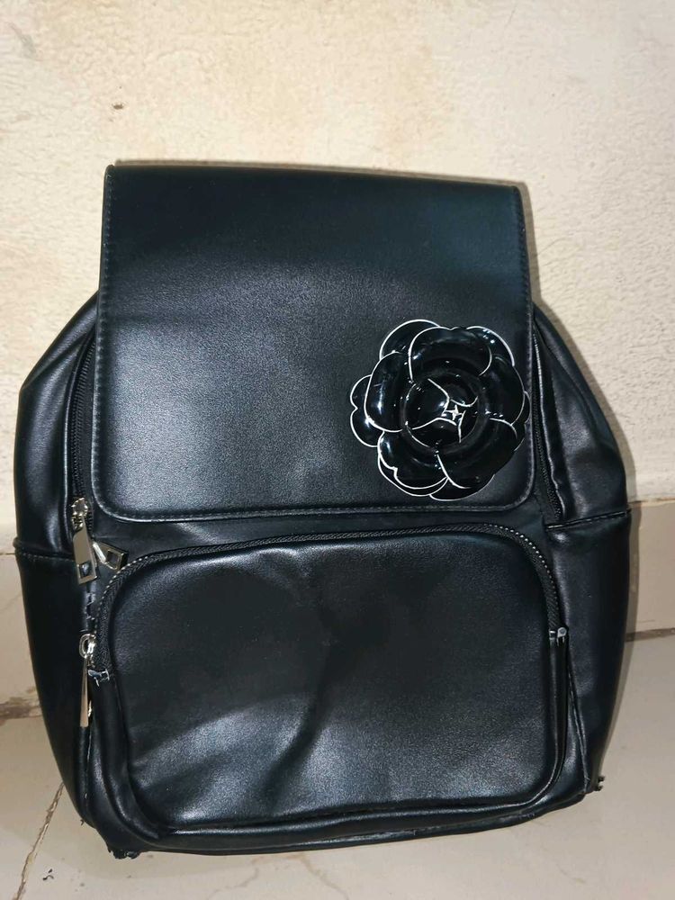 Black Fashion Backpack