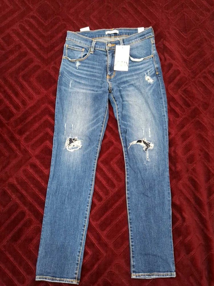 Ripped Denim Jeans