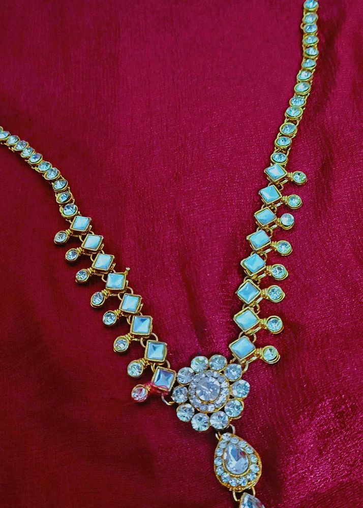 Elegant silver &amp; Gold Necklace