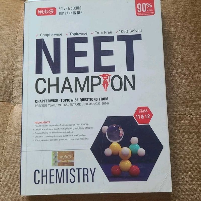 NEET Champion Chemistry Book