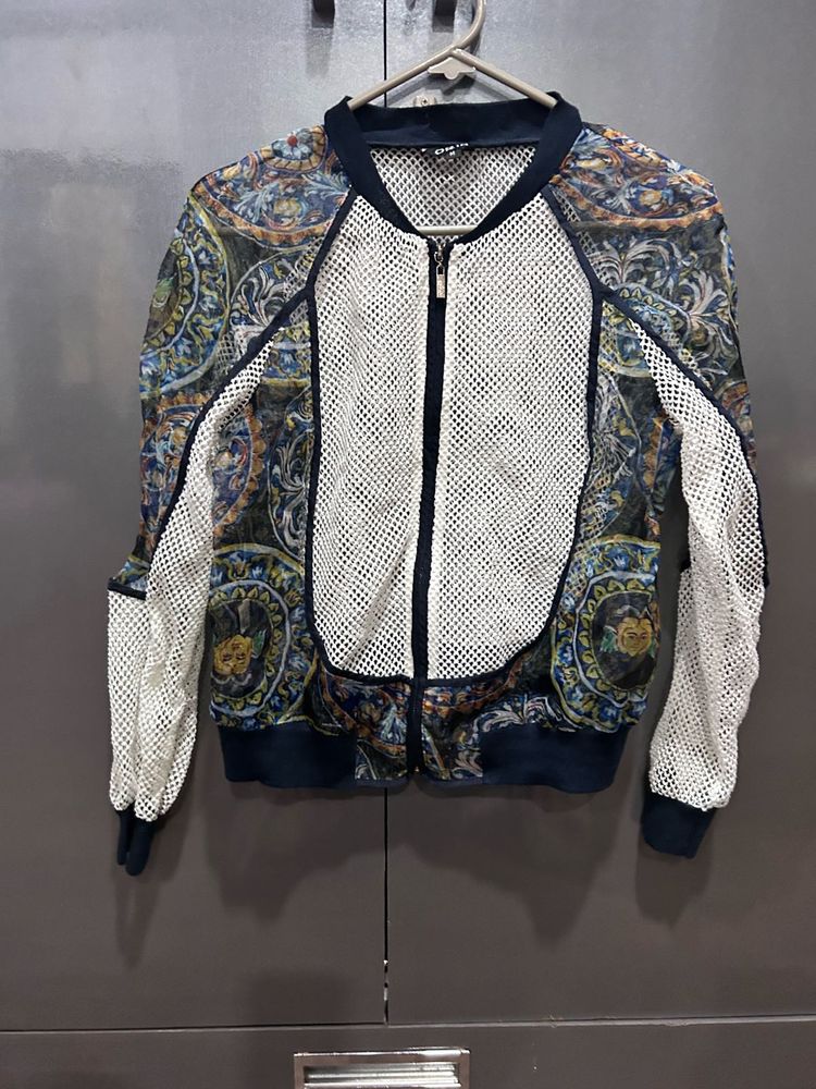 Net And Chiffon Jacket