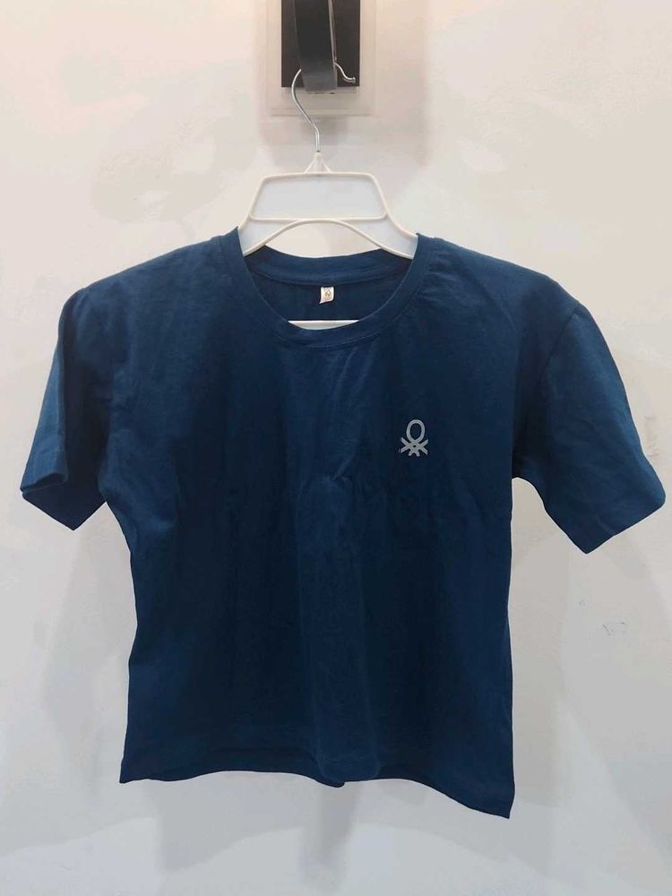 Benetton Blue Tee